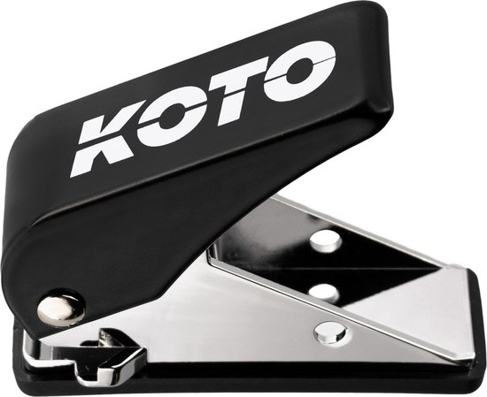 KOTO Flight Lock Punch Machine, Zwart, Flight Punch, Maakt geschikte gaten in Flights, Voor Flightringen van KOTO