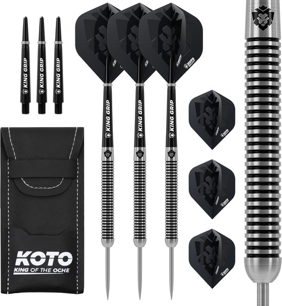 KOTO - Forma 90% Darts 23G - Zilver - Stevige Ringgrip