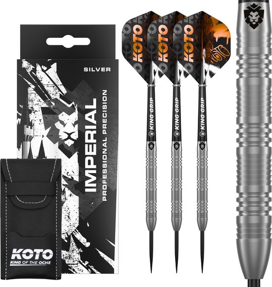 KOTO - Imperial - 23 G - Zilver - Dartpijlen - 80% Tungsten van Merkloos