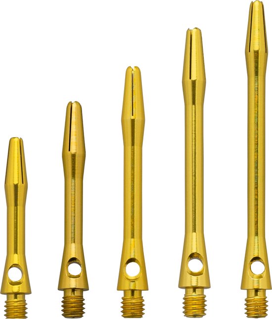 KOTO King Grip Aluminium Gold - Dart Shafts X-Short van Merkloos