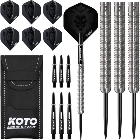 KOTO - Kingmax 90% Darts 21G - Zilver - Stevige Ringgrip van Merkloos