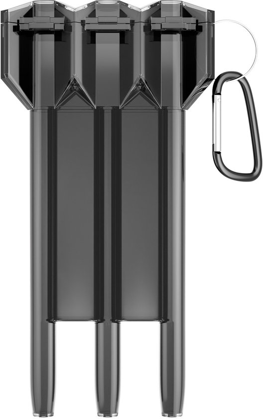 KOTO Molded Dart Wallet Transparent Black - Dart Case van KOTO darts