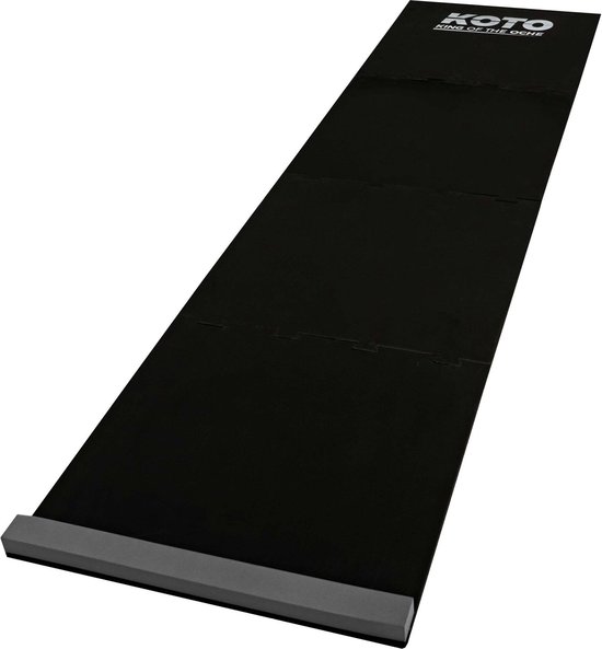 KOTO - Puzzle Dartmat - Grijs + Oche 237 x 60 cm - Score Indicator - Antislip van KOTO darts