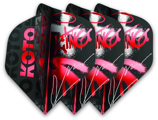 KOTO Rebel Red OG NO2 - Dart Flights van KOTO