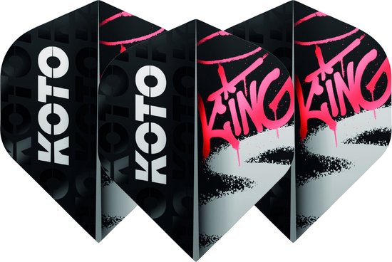 KOTO Rebel Red X NO2 - Dart Flights