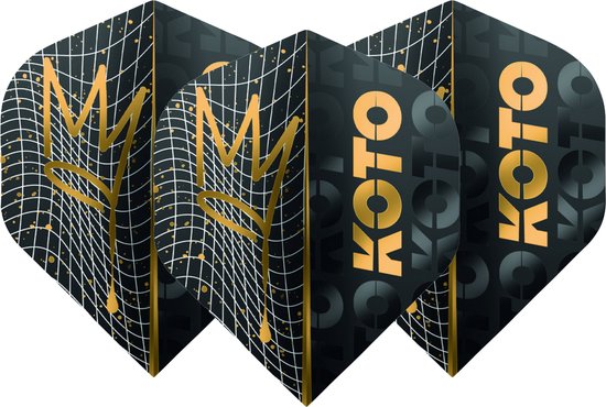 KOTO Rebel Royale Gold NO2 - Dart Flights van Merkloos