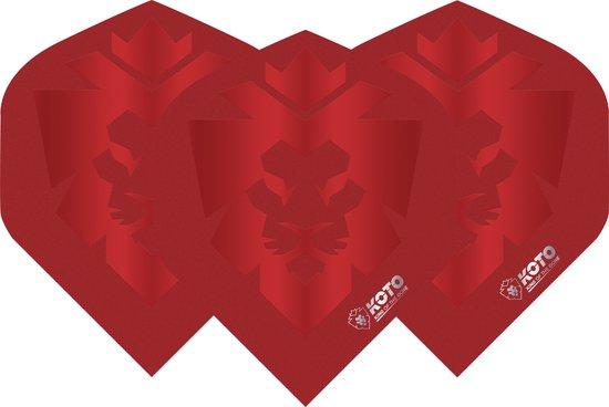 KOTO Red Emblem NO2 - Dart Flights van Merkloos