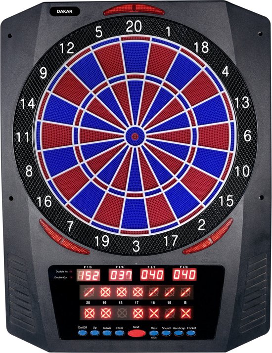 KOTO Royal 580, Elektronisch Dartbord, Dartbord met Softtip Darts, E-Darts Multiplayer, 36 spellen en meer dan 580 variaties, Professioneel Elektronisch Dartspel, DartSet. van KOTO