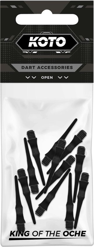 KOTO Soft Tip Dart Points Black van KOTO