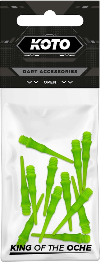 KOTO Soft Tip Dart Points Green van KOTO