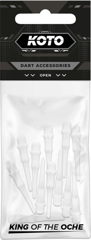 KOTO Soft Tip Dart Points White van KOTO