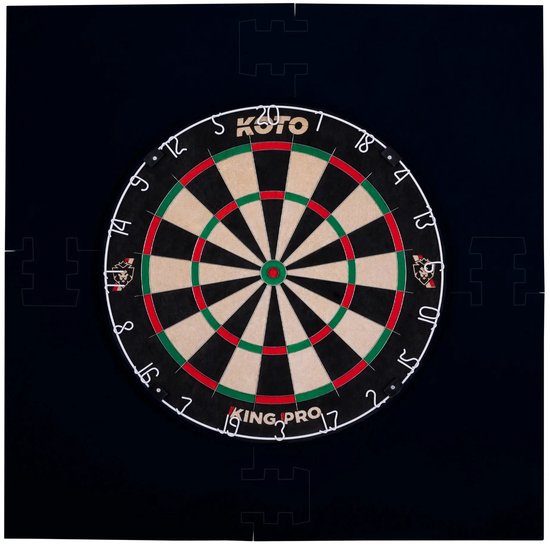 KOTO Square 4 PCS – Dartbord Surround Black van KOTO