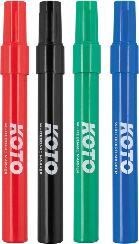 KOTO Whiteboard Marker Colors 4pcs van KOTO