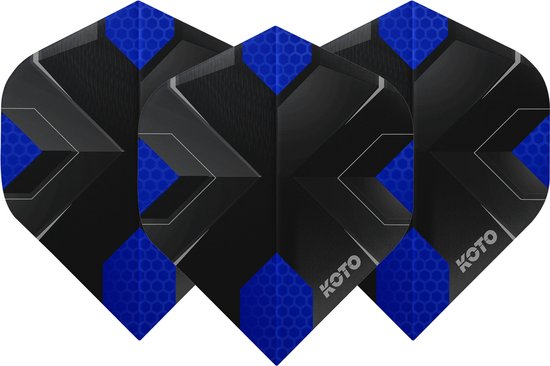 KOTO ZIZ-X NO2 Dark Blue - Dart Flights van KOTO