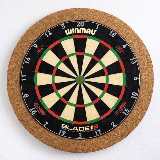 Kurk24 - Dartbord achterwand - Rond 80 cm