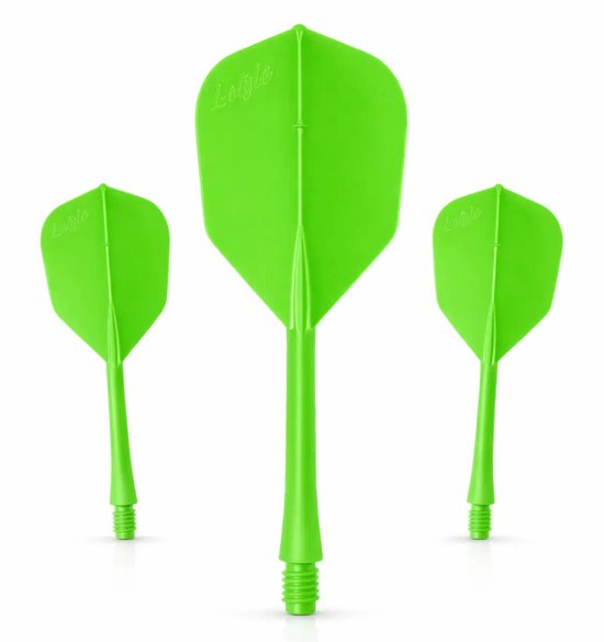 L-style Barflight Neon Green L3 260 Flight & Shaft combinatie van L-Style