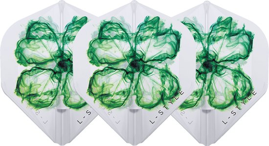 L-Style Champagne Flight EZ L1 Standard Robyn Byrne V2 Clear - Dart Flights van Merkloos