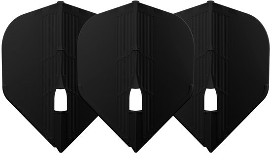 L-Style Champagne Flight Kami L1 Standard Black - Dart Flights van L-Style