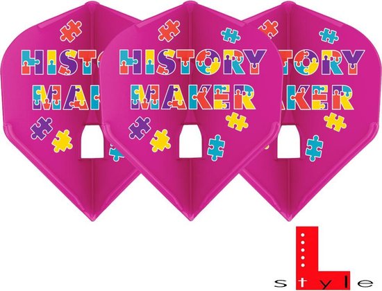 L-Style Champagne Flight L1 Standard Fallon Sherrock Pink - Dart Flights