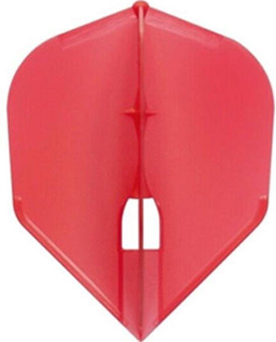 L-Style Champagne Flight L3 Shape Solid Red - Dart Flights