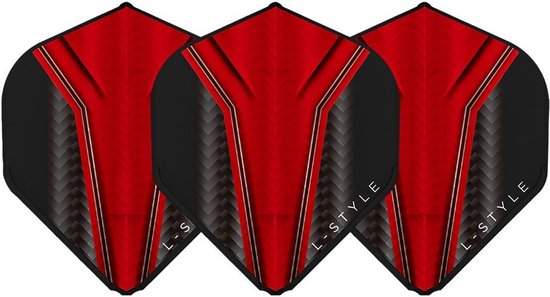 L-Style Champagne L1 EZ Standard Inception Red - Dart Flights van Merkloos