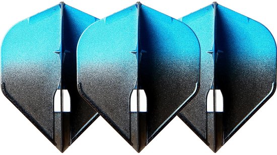 L-Style Champagne L1 Standard 2-Tone BK×Blue - Dart Flights