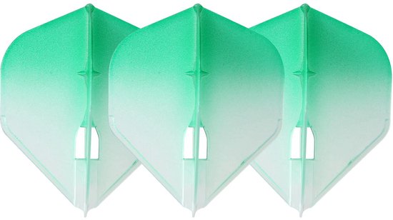 L-Style Champagne L1 Standard 2-Tone CWH×Green - Dart Flights van L-Style