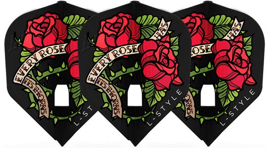 L-Style Champagne L3 Kami Lisa Ashton Black - Dart Flights van L-Style