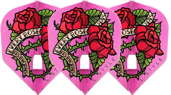 L-Style Champagne L3 Kami Lisa Ashton Pink - Dart Flights van Merkloos