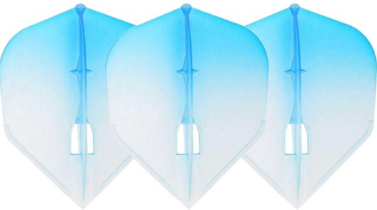 L-Style Champagne L3 Shape 2-Tone CWH×Blue - Dart Flights