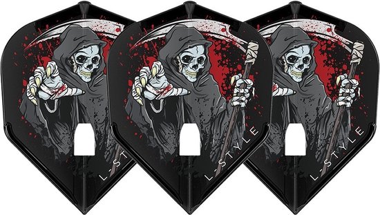 L-Style Champagne L3 Shape Adam Stella V1 Black - Dart Flights