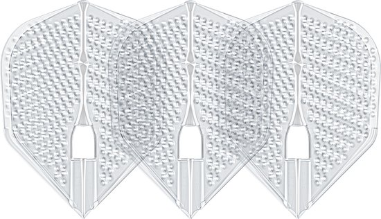 L-Style Champagne L3 Shape Dimple Clear - Dart Flights