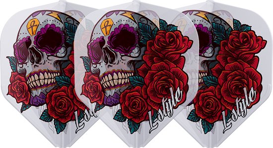 L-Style EZ L1 Anastasia Dobromyslova V4 Clear White - Dart Flights van L-Style
