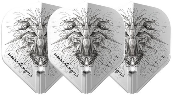 L-Style EZ L1 Dominik Grullich White - Dart Flights van Merkloos