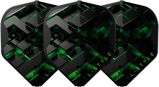 L-Style EZ L1 Franz Rotzsch Black V1 - Dart Flights van Merkloos