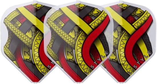 L-Style EZ L1 Mike de Decker Type A White Belgium - Dart Flights van L-Style