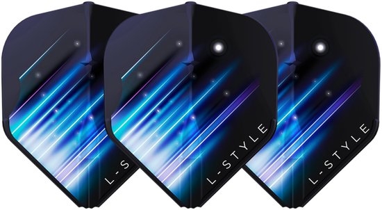 L-Style EZ L1 Niels Zonneveld Black V1 - Dart Flights van Merkloos