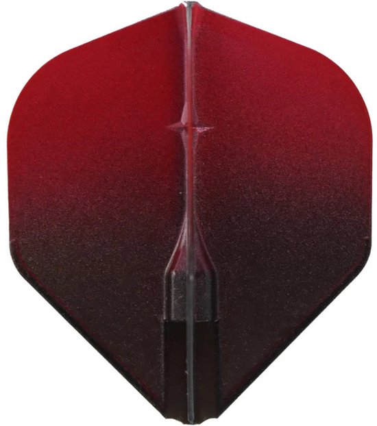 L-Style EZ L1 Standard 2-Tone Black Red - Dart Flights van Merkloos