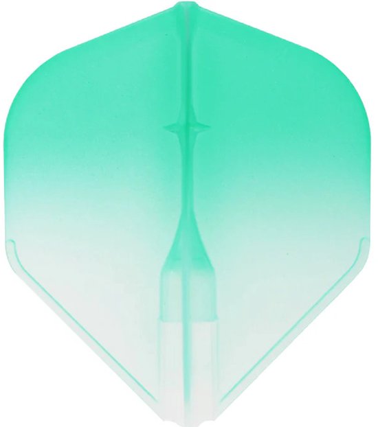 L-Style EZ L1 Standard 2-Tone Clear White Green - Dart Flights