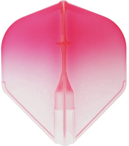 L-Style EZ L1 Standard 2-Tone Clear White Red - Dart Flights van L-Style