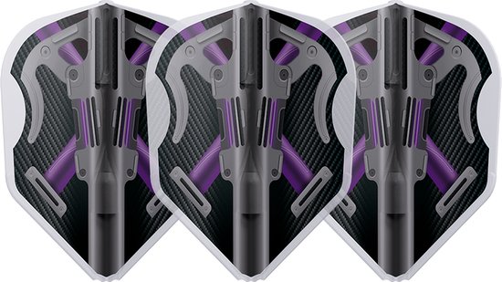 L-Style EZ L3 Mike Valentin Clear White V3 - Dart Flights van L-Style