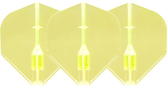 L-Style Fantom EZ L1 Standard Neon Yellow - Dart Flights van Merkloos