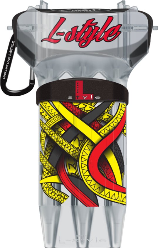 L-Style Krystal One Mike de Decker Clear White - Dart Case van Merkloos