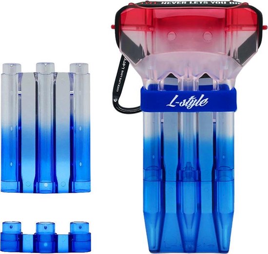 L-Style Krystal One N9 Tri Color Blue Hawaii - Dart Case van L-Style