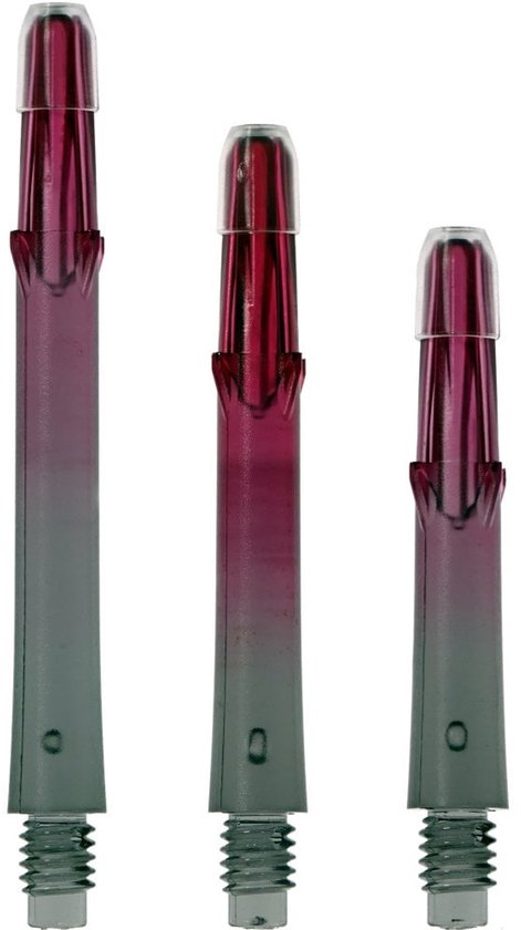 L-Style L-Shaft Gradient N9 Locked Straight Black & Pink - Dart Shafts
