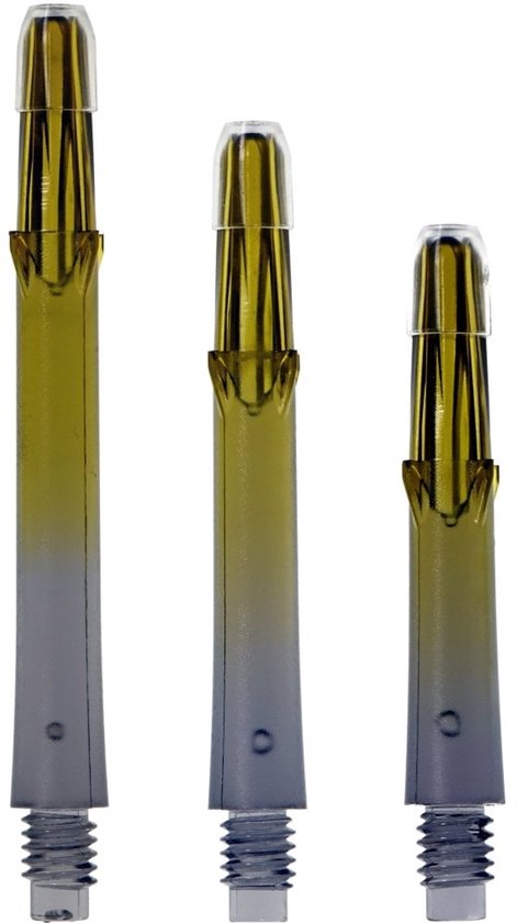 L-Style L-Shaft Gradient N9 Locked Straight Black & Yellow - Dart Shafts van L-Style