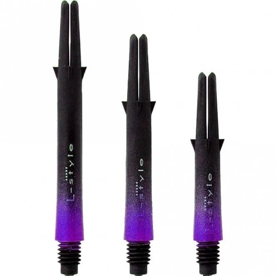L-Style L-Shaft Locked Carbon 2-Tone Purple - Dart Shafts van L-Style