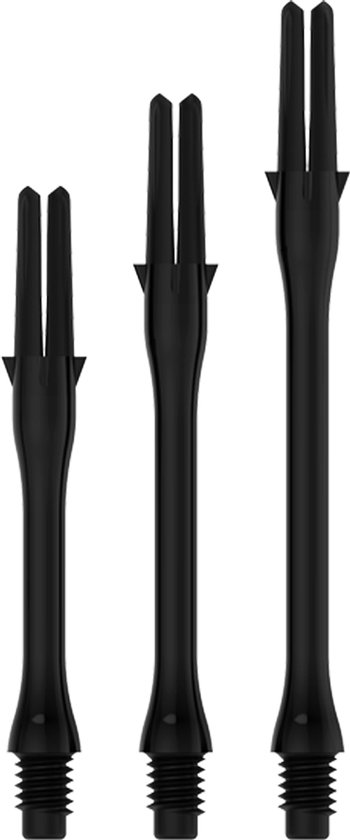 L-Style L-Shaft Locked Slim Black - Dart Shafts Inbetween 300 van Merkloos