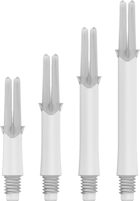L-Style L-Shaft Locked Straight White - Dart Shafts van L-Style