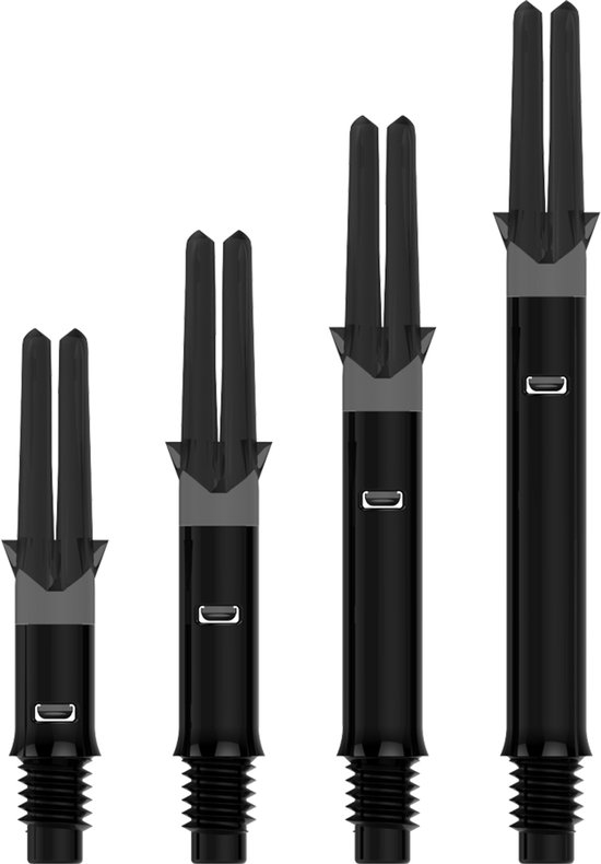 L-Style L-Shaft Silent Spinning Black - Dart Shafts